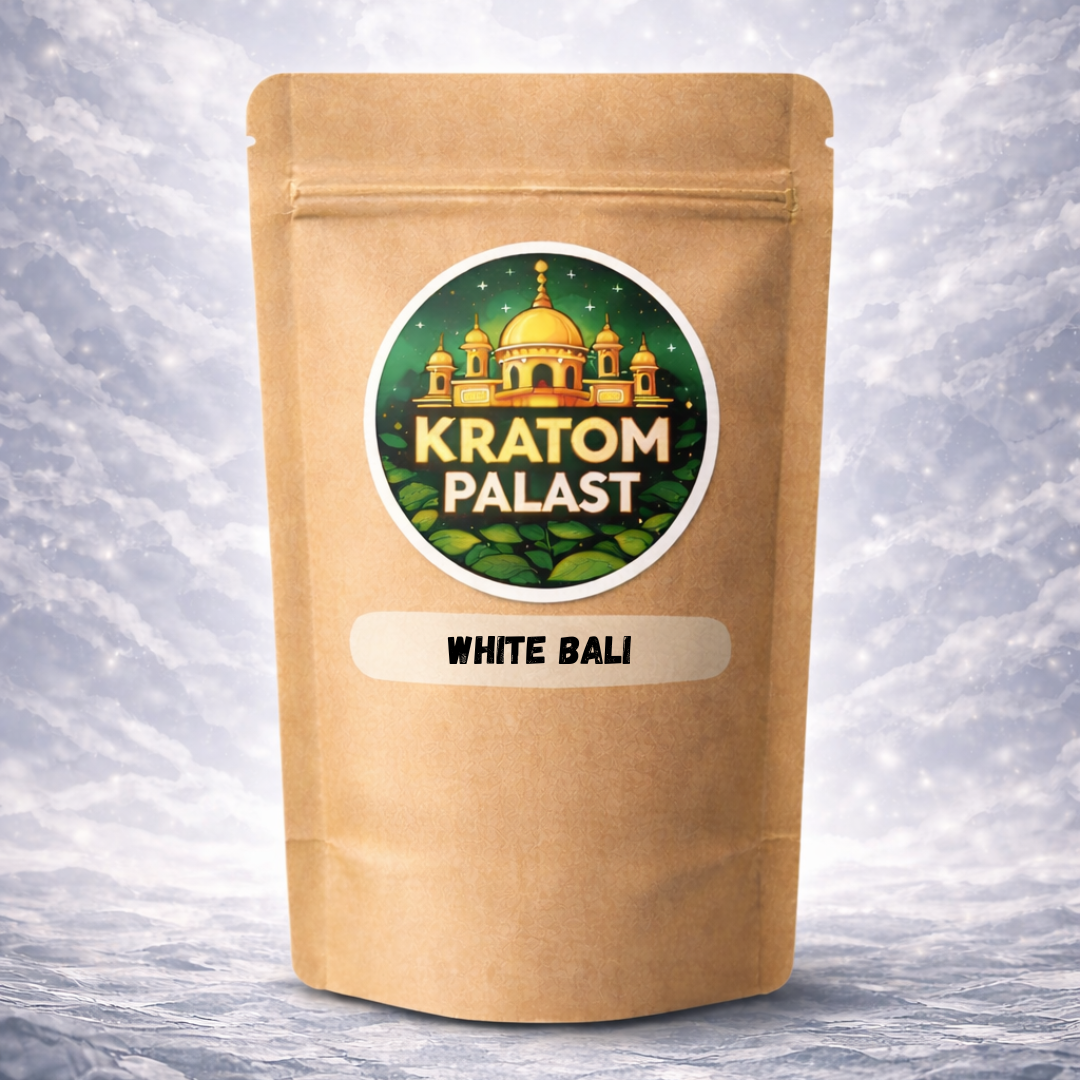 White Bali Kratom Pulver – rote Sorte aus kontrolliertem Anbau